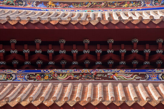 中式傳統(tǒng)建筑特寫(xiě)