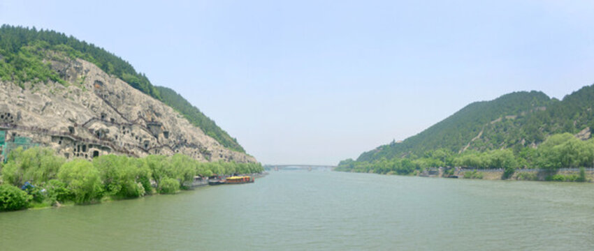 洛陽(yáng)龍門石窟伊河及西山石窟