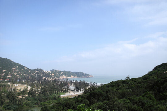 海岸海灘