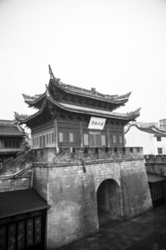 象山石浦黑白照
