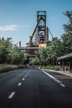 北京首鋼工業(yè)園區(qū)景觀
