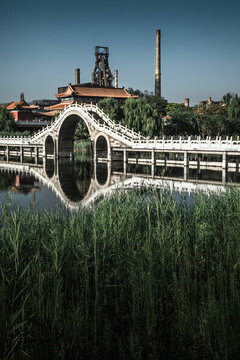 北京首鋼工業(yè)園區(qū)景觀