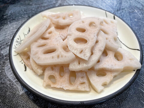 新鮮藕片