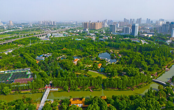 武漢青山公園全景