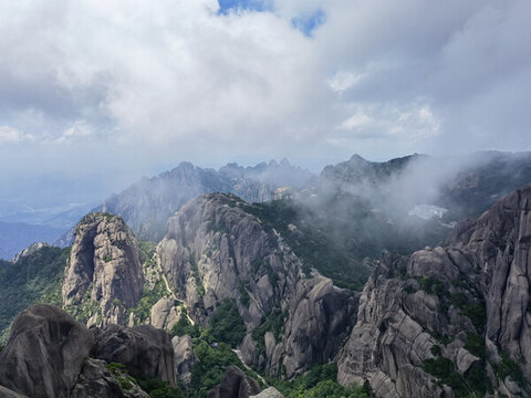 黃山蓮花峰