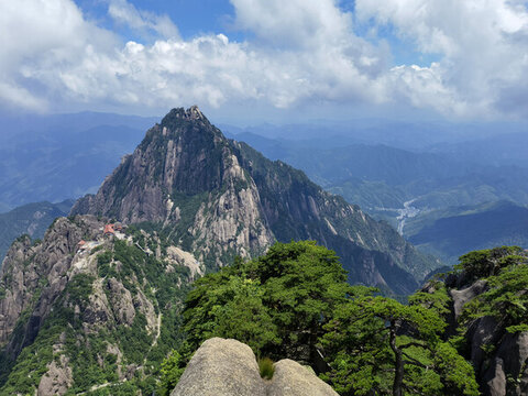黃山蓮花峰