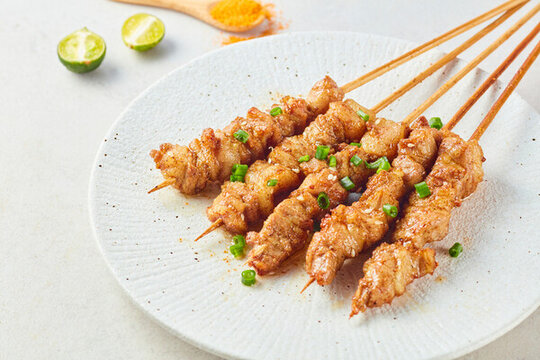 美味碳烤羊肉串