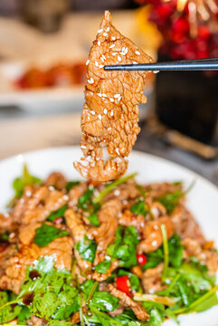 一盤潮州燜拌牛肉
