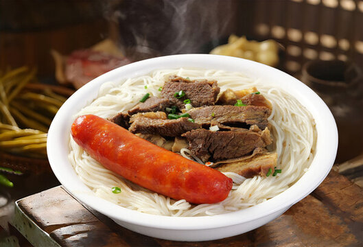 牛腩香腸粉