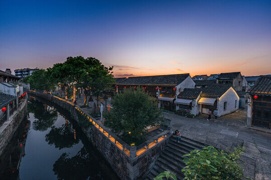 上虞豐惠古城夜景