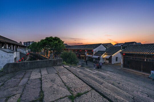 上虞豐惠古城夜景