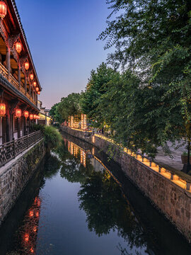 上虞豐惠古城夜景