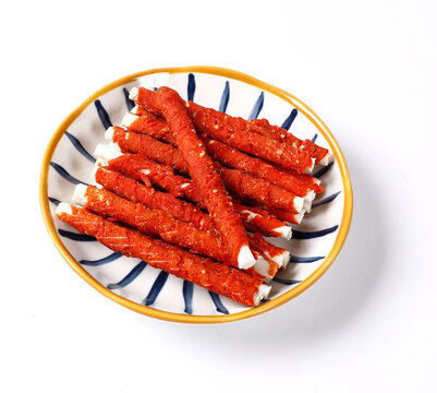 寵物零食牛肉裹牛皮卷