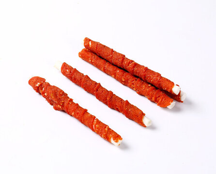 寵物零食牛肉裹牛皮卷