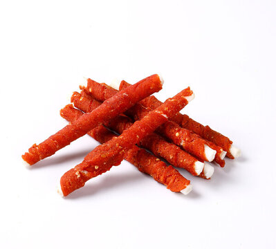 寵物零食牛肉裹牛皮卷