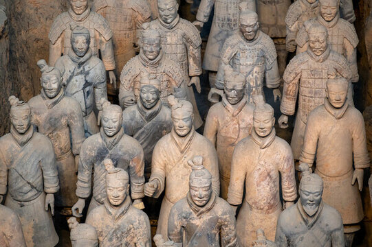 陜西西安兵馬俑博物館展覽