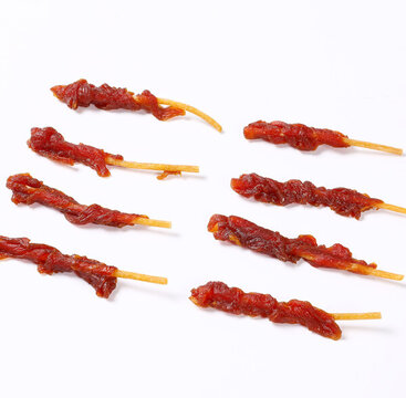 寵物零食水晶鴨肉串牛皮筋