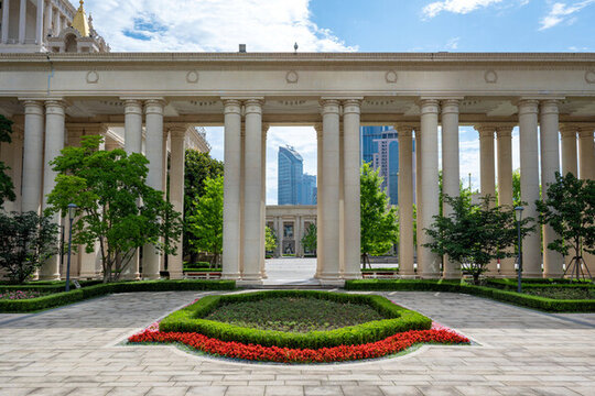 上海展覽中心西花園連廊