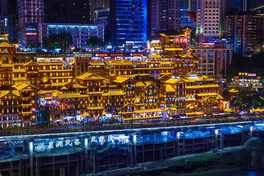 重慶洪崖洞夜景