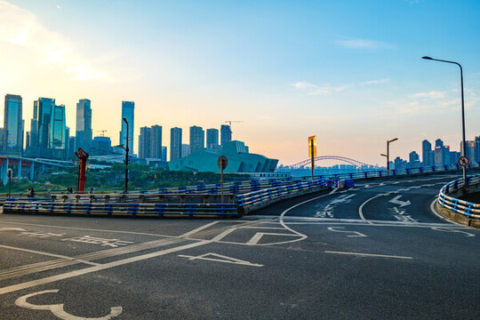 重慶城市風(fēng)光汽車廣告背景圖