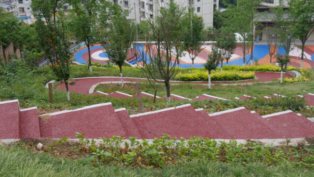 公園塑膠跑道
