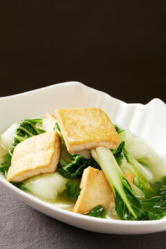 豆腐燒青菜