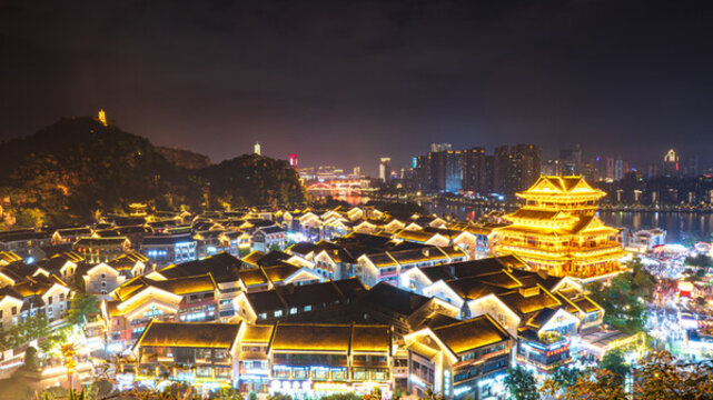 廣西柳州窯阜古鎮(zhèn)風光