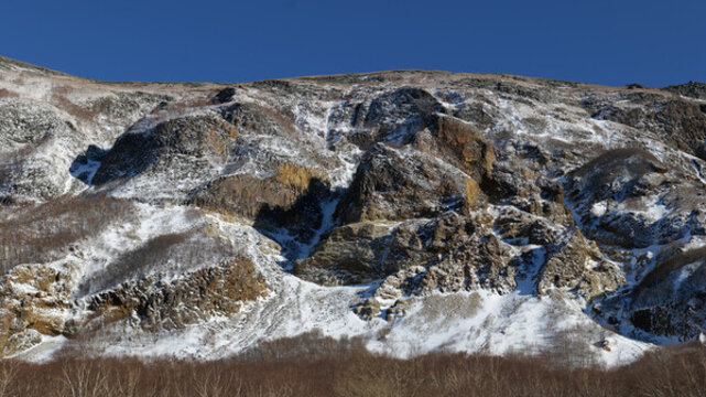 長白山雪景