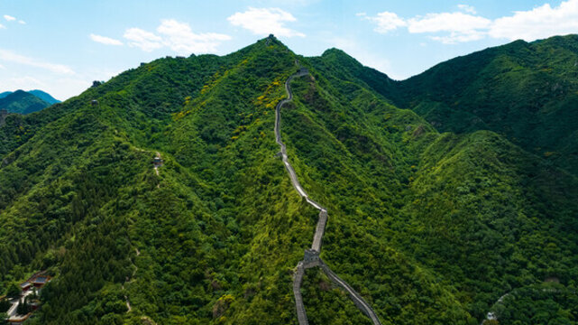 長城航拍沿途風(fēng)光全景紀(jì)實(shí)超清