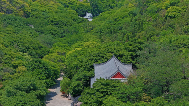 航拍青檀寺