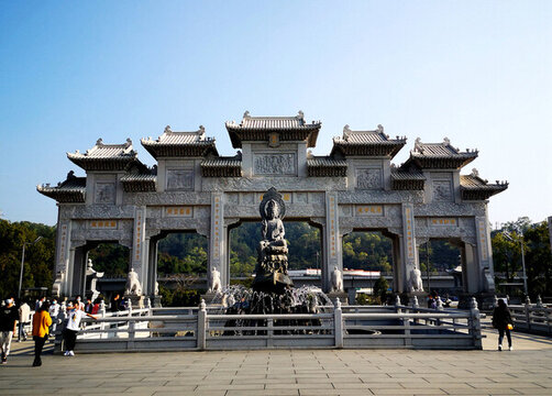 珠海普陀寺石牌樓