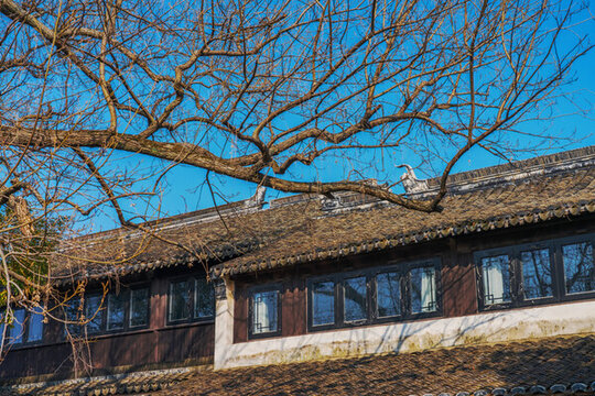 烏鎮(zhèn)古鎮(zhèn)古建筑的細節(jié)特寫