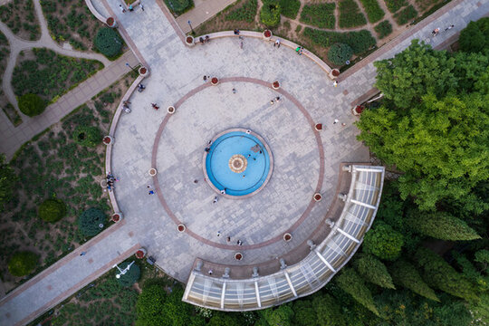 天津五大道睦南公園城市風(fēng)光