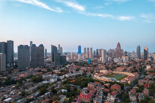 天津五大道旅游景區(qū)城市建筑風(fēng)光