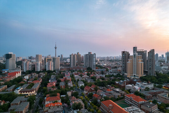 天津五大道旅游景區(qū)城市建筑風(fēng)光