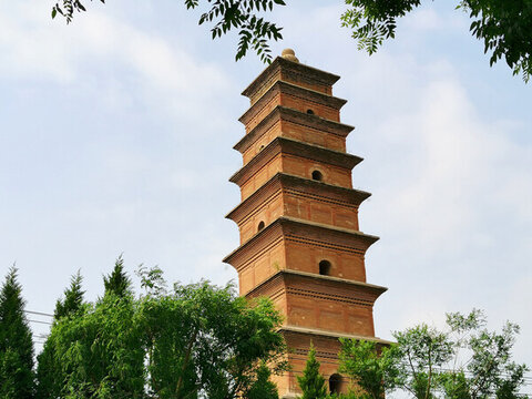 蒲城南寺唐塔