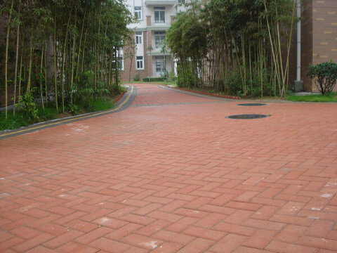 透水磚路