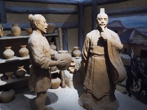 古人制陶