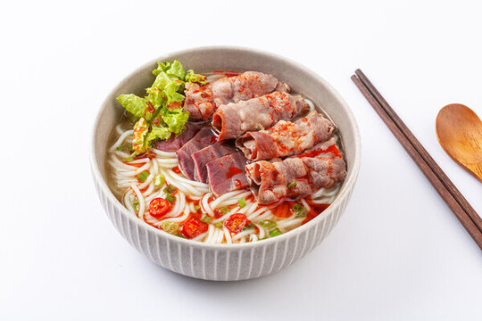 牛肉肥牛雙拼米線