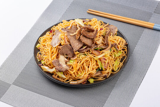牛雜炒面