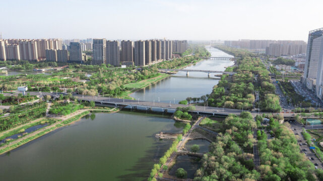 德州三八路岔河橋長(zhǎng)河公園岔河橋