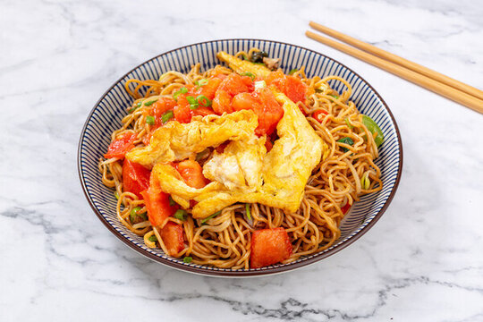 木須柿子炒面