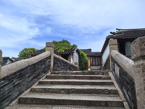 古鎮(zhèn)古橋咖啡館