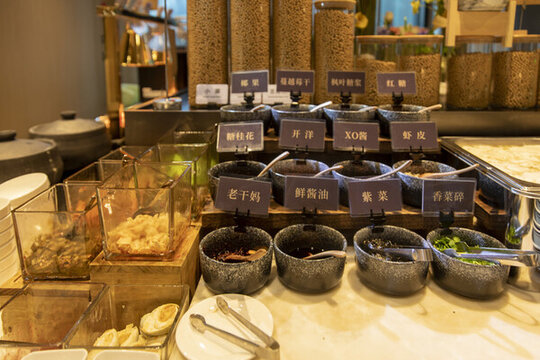 酒店自助餐醬料