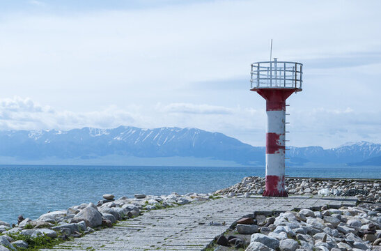 賽里木湖燈塔