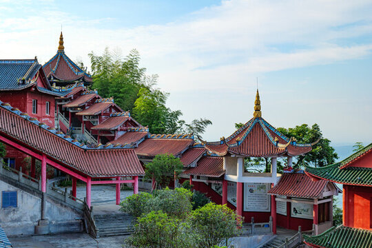 四川宜賓蜀南竹海龍吟寺