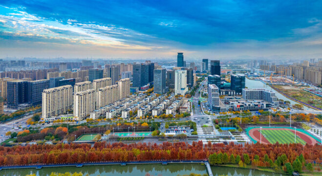 寧波市鎮(zhèn)海區(qū)城市風光