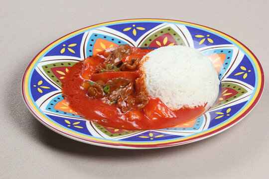 蕃茄牛肉飯