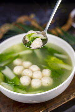 白菜圓子湯