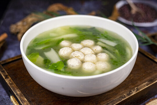 白菜圓子湯